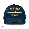 Uss Irex Ss-482 Classic Baseball Cap Gift For Navy Veteran, Custom Print/embroidered Us Navy Ships Classic Cap