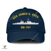 Uss James E. Kyes Dd-787 Classic Baseball Cap Gift For Navy Veteran, Custom Print/embroidered Us Navy Ships Classic Cap