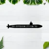 Custom Uss Jefferson City Ssn-759 Metal Sign, Navy Submarine Metal Sign, Gift For Him