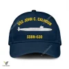 Uss John C. Calhoun Ssbn-630 Classic Baseball Cap Gift For Navy Veteran, Custom Print/embroidered Us Navy Ships Classic Cap