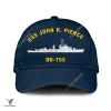 Uss John R. Pierce Dd-753 Classic Baseball Cap Gift For Navy Veteran, Custom Print/embroidered Us Navy Ships Classic Cap