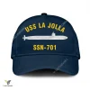 Uss La Jolla Ssn-701 Classic Baseball Cap Gift For Navy Veteran, Custom Print/embroidered Us Navy Ships Classic Cap