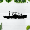 Uss Latimer Apa-152 Metal Wall Art, Custom Us Navy Ships Metal Sign, Metal Veteran Decor, Navy Gift, Decor Decoration