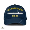 Uss Makin Island Cve-93 Classic Baseball Cap Gift For Navy Veteran, Custom Print/embroidered Us Navy Ships Classic Cap
