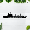 Uss Monongahela Ao-178 Metal Wall Art, Custom Us Navy Ships Metal Sign, Metal Veteran Decor, Navy Gift, Decor Decoration