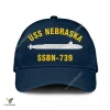 Uss Nebraska Ssbn-739 Classic Baseball Cap Gift For Navy Veteran, Custom Print/embroidered Us Navy Ships Classic Cap