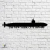 Uss New York City Ssn-696 Navy Ship Metal Art, Navy Ships Silhouette Metal Gift For Navy Veteran, Custom Us Navy Ship Metal Sign