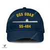Uss Odax Ss-484 Classic Baseball Cap Gift For Navy Veteran, Custom Print/embroidered Us Navy Ships Classic Cap