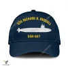 Uss Richard B. Russell Ssn-687 Classic Baseball Cap Gift For Navy Veteran, Custom Print/embroidered Us Navy Ships Classic Cap