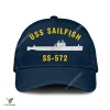 Uss Sailfish Ss 572 Classic Baseball Cap Gift For Navy Veteran, Custom Print/embroidered Us Navy Ships Classic Cap