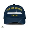 Uss San Jacinto Cvl-30 Classic Baseball Cap Gift For Navy Veteran, Custom Print/embroidered Us Navy Ships Classic Cap