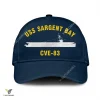 Uss Sargent Bay Cve-83 Classic Baseball Cap Gift For Navy Veteran, Custom Print/embroidered Us Navy Ships Classic Cap