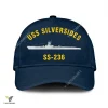 Uss Silversides Ss-236 Classic Baseball Cap Gift For Navy Veteran, Custom Print/embroidered Us Navy Ships Classic Cap