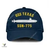 Uss Texas Ssn-775 Classic Baseball Cap Gift For Navy Veteran, Custom Print/embroidered Us Navy Ships Classic Cap