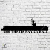 Uss Thetis Bay Cvha-1 Navy Ship Metal Art, Navy Ships Silhouette Metal Gift For Navy Veteran, Custom Us Navy Ship Metal Sign