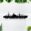 Uss Vermilion Aka-107 Metal Wall Art, Custom Us Navy Ships Metal Sign, Metal Veteran Decor, Navy Gift, Decor Decoration