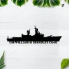 Uss William H Standley Cg-32 Metal Wall Art, Custom Us Navy Ships Metal Sign, Metal Veteran Decor, Navy Gift, Decor Decoration