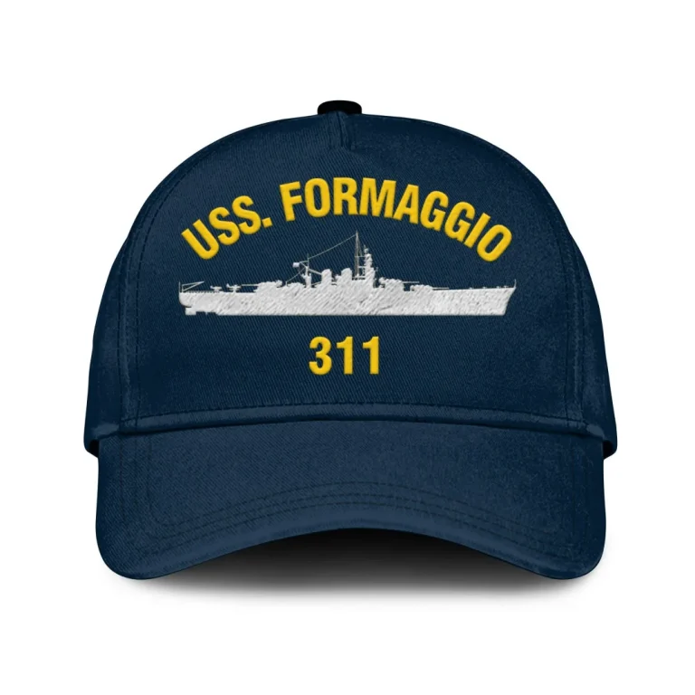 Uss. Formaggio 311 Classic Cap, Custom Print/embroidered Us Navy Ships Classic Baseball Cap, Gift For Navy Veteran