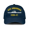 Uss Arkansas Cgn-41 Classic Cap, Custom Print/embroidered Us Navy Ships Classic Baseball Cap, Gift For Navy Veteran
