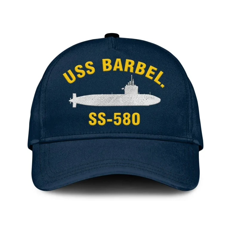 Uss Barbel. Ss-580 Classic Cap, Custom Print/embroidered Us Navy Ships Classic Baseball Cap, Gift For Navy Veteran