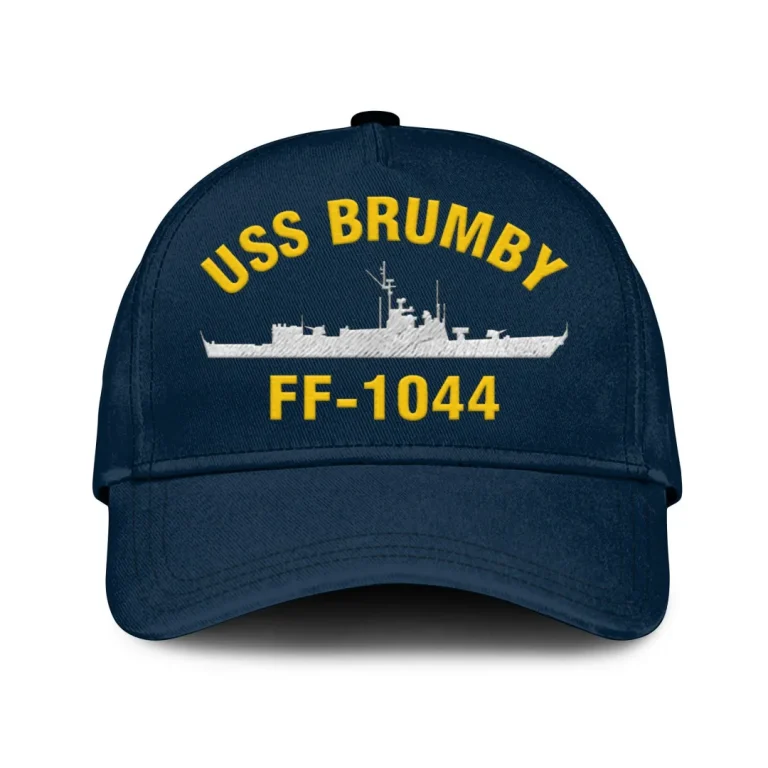 Uss Brumby Classic Cap, Custom Print/embroidered Us Navy Ships Classic Baseball Cap, Gift For Navy Veteran