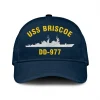 Uss Briscoe Dd-977_2 Classic Cap, Custom Print/embroidered Us Navy Ships Classic Baseball Cap, Gift For Navy Veteran