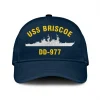 Uss Briscoe Dd-977 Classic Cap, Custom Print/embroidered Us Navy Ships Classic Baseball Cap, Gift For Navy Veteran