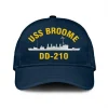 Uss Broome (dd-210) Classic Cap, Custom Print/embroidered Us Navy Ships Classic Baseball Cap, Gift For Navy Veteran