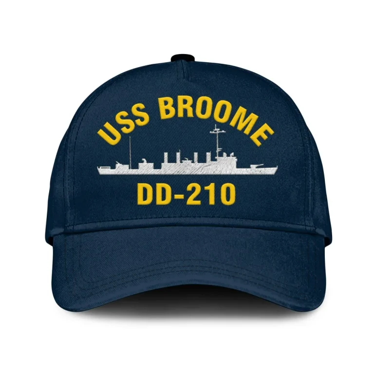 Uss Broome (dd-210) Classic Cap, Custom Print/embroidered Us Navy Ships Classic Baseball Cap, Gift For Navy Veteran