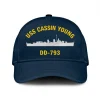 Uss Cassin Young Dd-793 Classic Cap, Custom Print/embroidered Us Navy Ships Classic Baseball Cap, Gift For Navy Veteran