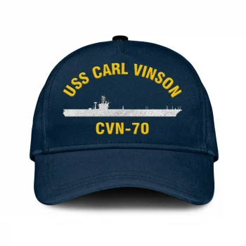 Uss Carl Vinson Cvn-70 Classic Cap, Custom Print/embroidered Us Navy Ships Classic Baseball Cap, Gift For Navy Veteran