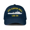 Uss Carter Hall Lsd-50 Classic Cap, Custom Print/embroidered Us Navy Ships Classic Baseball Cap, Gift For Navy Veteran