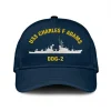 Uss Charles F Adams Ddg-2 Classic Cap, Custom Print/embroidered Us Navy Ships Classic Baseball Cap, Gift For Navy Veteran