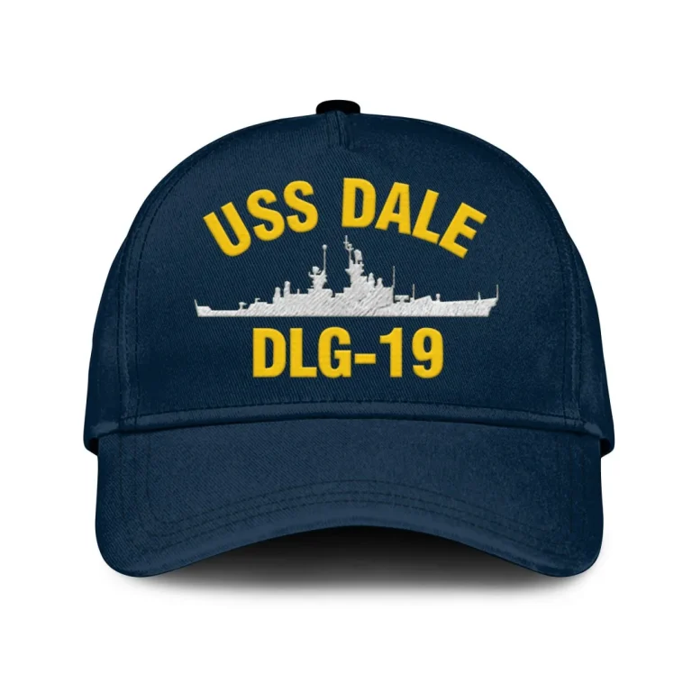 Uss Dale Dlg 19 Classic Cap, Custom Print/embroidered Us Navy Ships Classic Baseball Cap, Gift For Navy Veteran