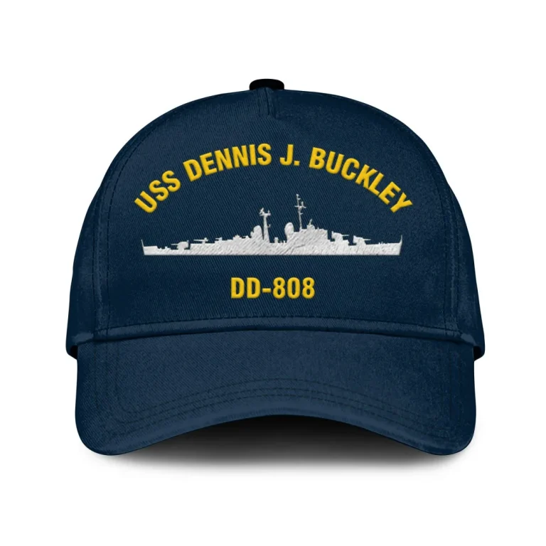 Uss Dennis J. Buckley (dd-808) Classic Cap, Custom Print/embroidered Us Navy Ships Classic Baseball Cap, Gift For Navy Veteran