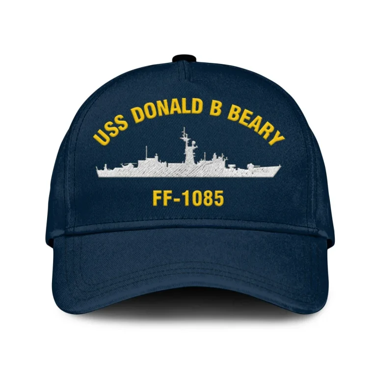 Uss Donald B Beary Ff-1085p Classic Cap, Custom Print/embroidered Us Navy Ships Classic Baseball Cap, Gift For Navy Veteran