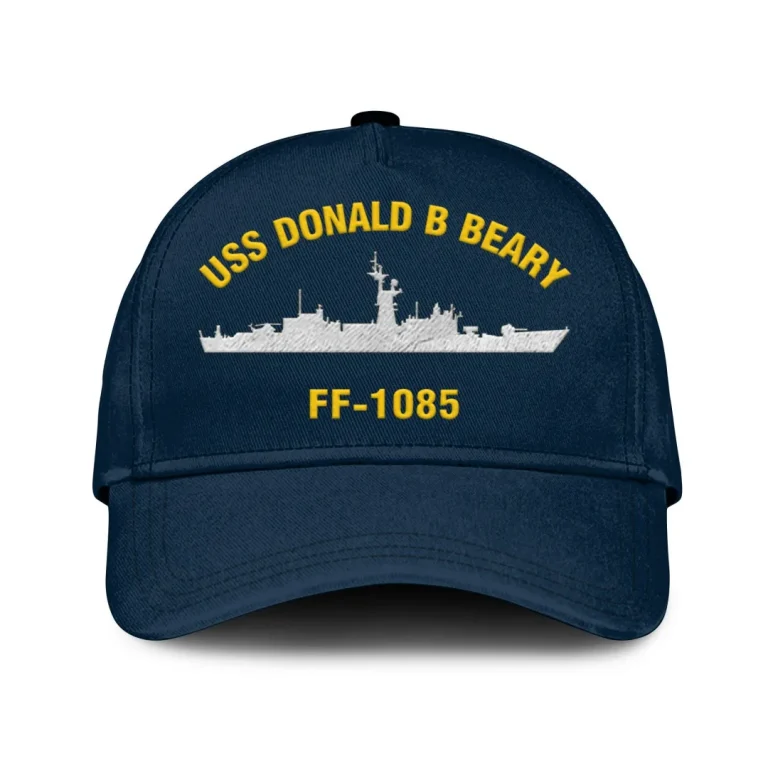 Uss Donald B Beary Ff-1085 Classic Cap, Custom Print/embroidered Us Navy Ships Classic Baseball Cap, Gift For Navy Veteran