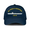Uss Dwight D Eisenhower Cvn 69 Classic Cap, Custom Print/embroidered Us Navy Ships Classic Baseball Cap, Gift For Navy Veteran