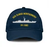 Uss Elmer Montgomery Ff-1082 Classic Cap, Custom Print/embroidered Us Navy Ships Classic Baseball Cap, Gift For Navy Veteran
