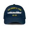 Uss Emory S. Land As-39 Classic Cap, Custom Print/embroidered Us Navy Ships Classic Baseball Cap, Gift For Navy Veteran