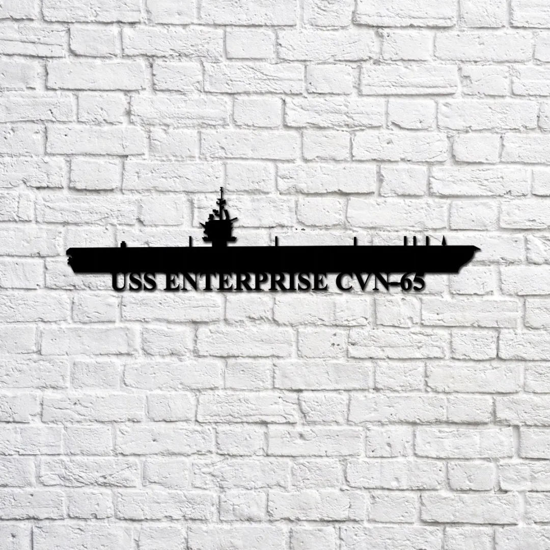 USS_20Enterprise_20CVN-65_1024x1024_2x_903dc9fa-51af-4a3e-8737-6be9fd572802.webp Uss Enterprise Cvn-65 Navy Ship Metal Sign, Memory Wall Metal Sign Gift For Navy Veteran