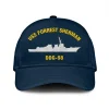 Uss Forrest Sherman Ddg-98 Classic Cap, Custom Print/embroidered Us Navy Ships Classic Baseball Cap, Gift For Navy Veteran