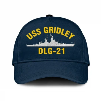 Uss Gridley Dlg-21 Classic Cap, Custom Print/embroidered Us Navy Ships Classic Baseball Cap, Gift For Navy Veteran