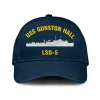 Uss Gunston Hall Lsd-5 Classic Cap, Custom Print/embroidered Us Navy Ships Classic Baseball Cap, Gift For Navy Veteran