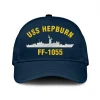 Uss Hepburn Ff-1055 Classic Cap, Custom Print/embroidered Us Navy Ships Classic Baseball Cap, Gift For Navy Veteran