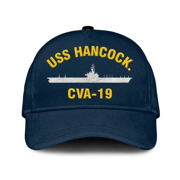 Uss Hancock. Cva-19 Classic Cap, Custom Print/embroidered Us Navy Ships Classic Baseball Cap, Gift For Navy Veteran