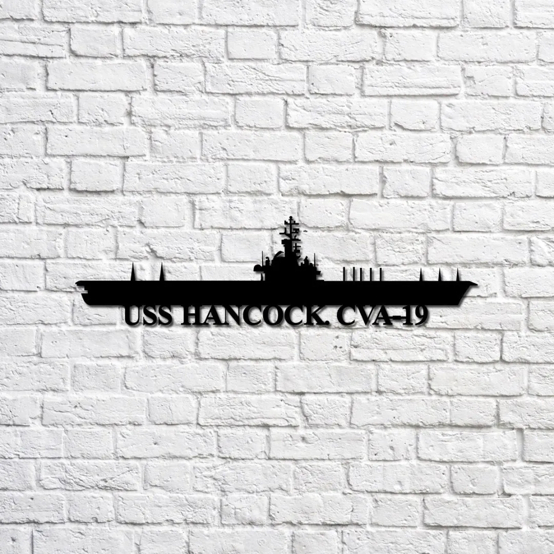 USS_20Hancock_20CVA-19_1024x1024_2x_a77d5d22-9118-41d2-b8b0-974b63a09852.webp Uss Hancock Cva-19 Navy Ship Metal Sign, Memory Wall Metal Sign Gift For Navy Veteran