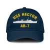 Uss Hector Ar-7 Classic Cap, Custom Print/embroidered Us Navy Ships Classic Baseball Cap, Gift For Navy Veteran