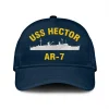 Uss Hector Ar Classic Cap, Custom Print/embroidered Us Navy Ships Classic Baseball Cap, Gift For Navy Veteran