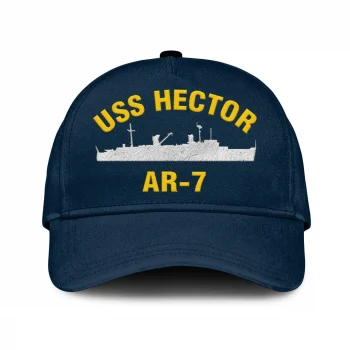 Uss Hector Ar Classic Cap, Custom Print/embroidered Us Navy Ships Classic Baseball Cap, Gift For Navy Veteran